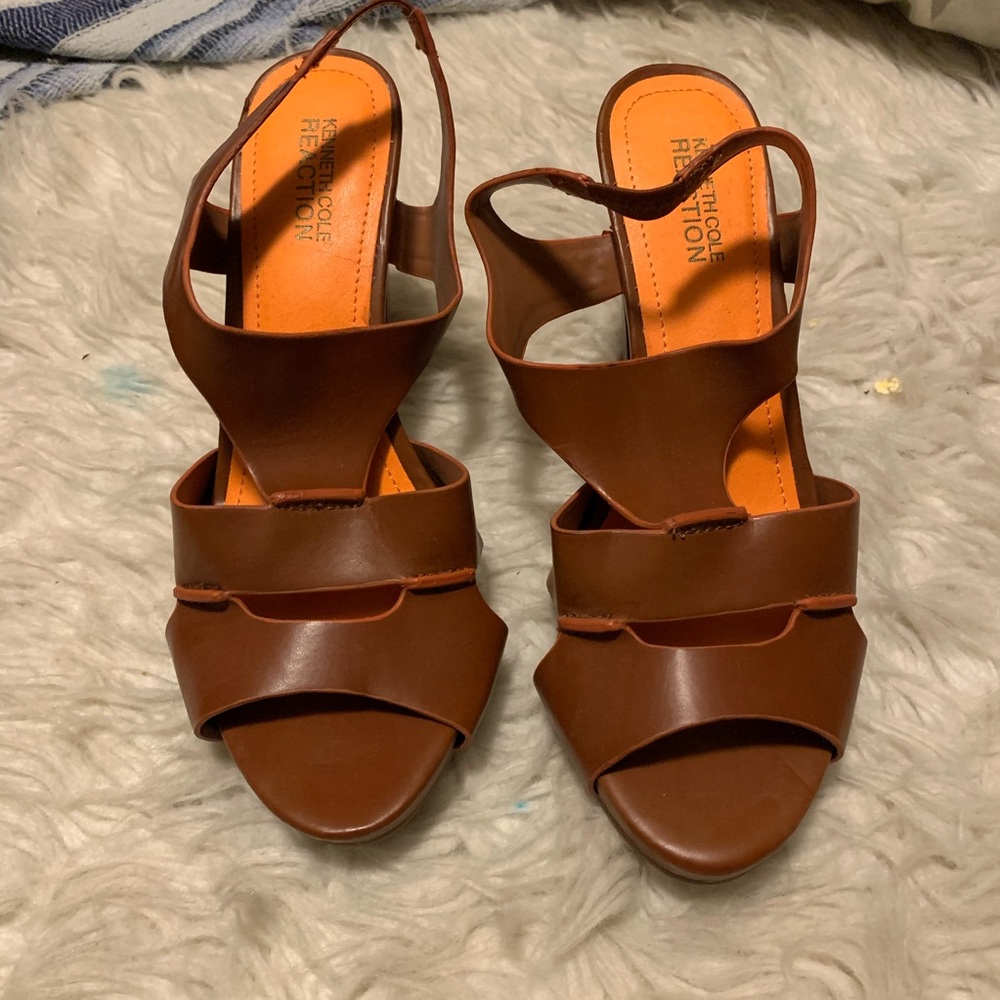 Kenneth Cole chunky heals